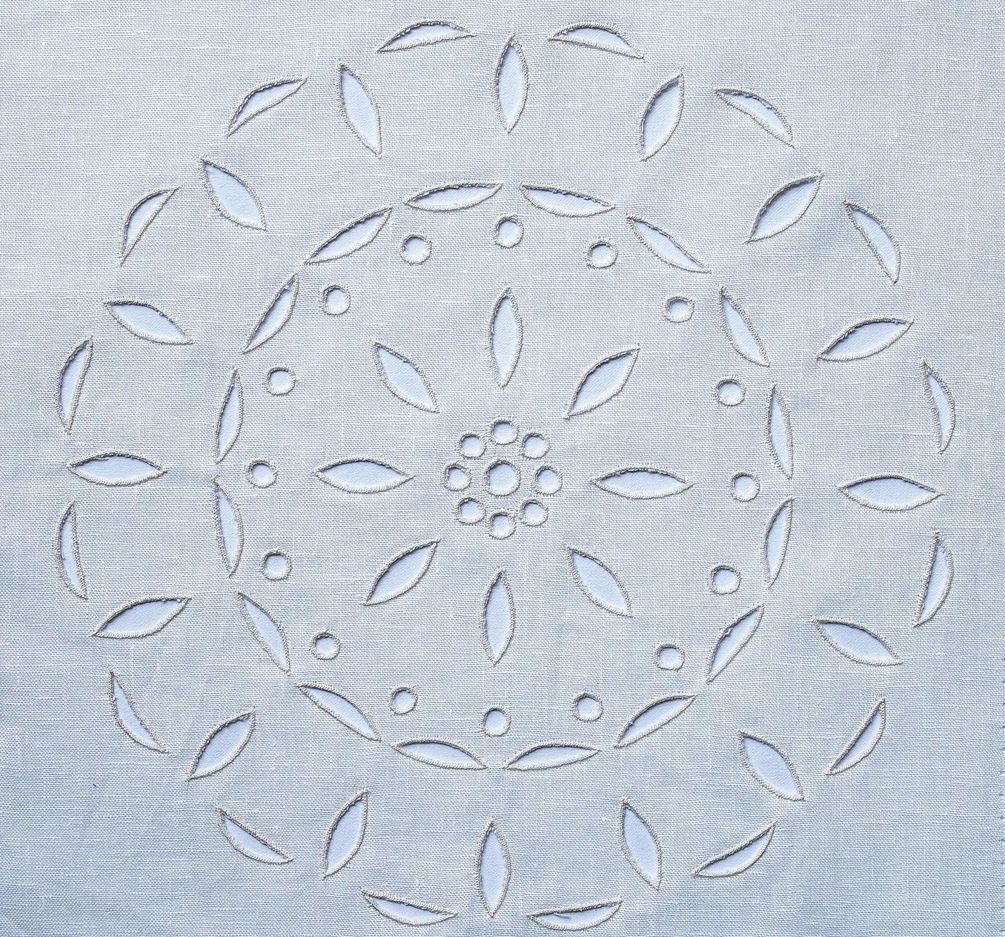 KILLIN FLOWER — IVORY/IVORY