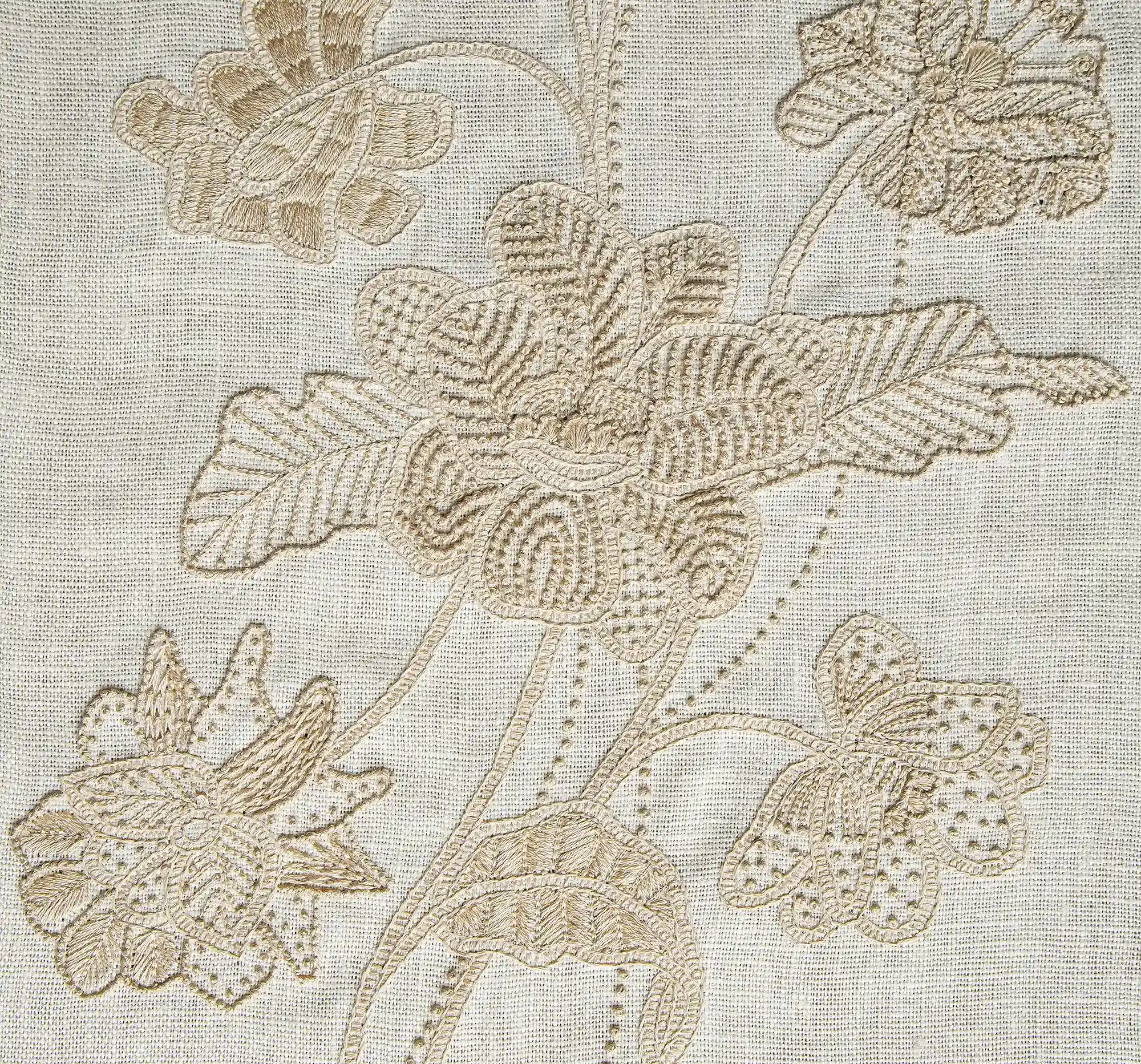 BIRNAM FLORAL — CREAM/COFFEE